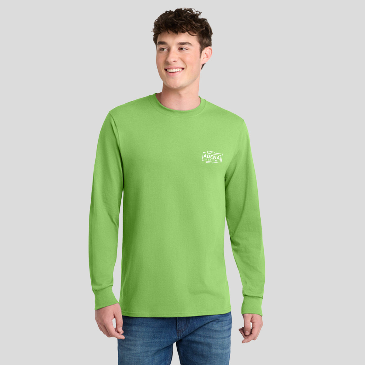Adena Long Sleeve Core Blend Tee | Lime