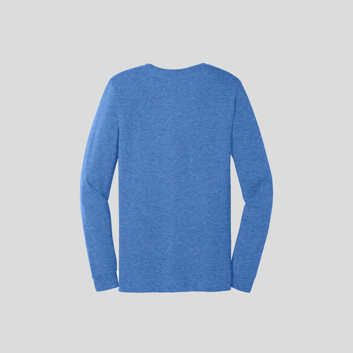 Unisex Heather CVC Long Sleeve Tee | Heather Columbia Blue