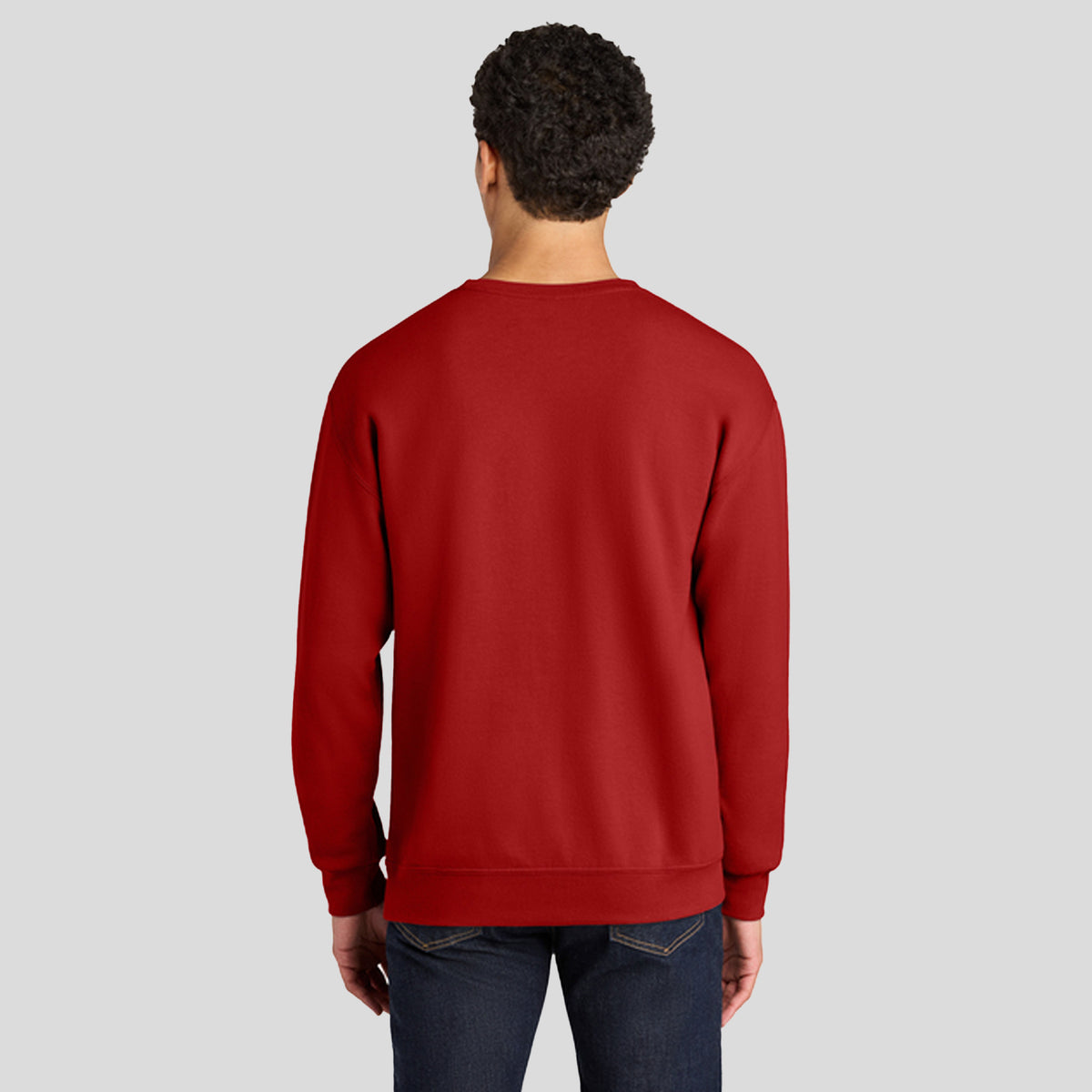 Ultimateβ’ Unisex CVC Ring Spun Crewneck Sweatshirt | True Red