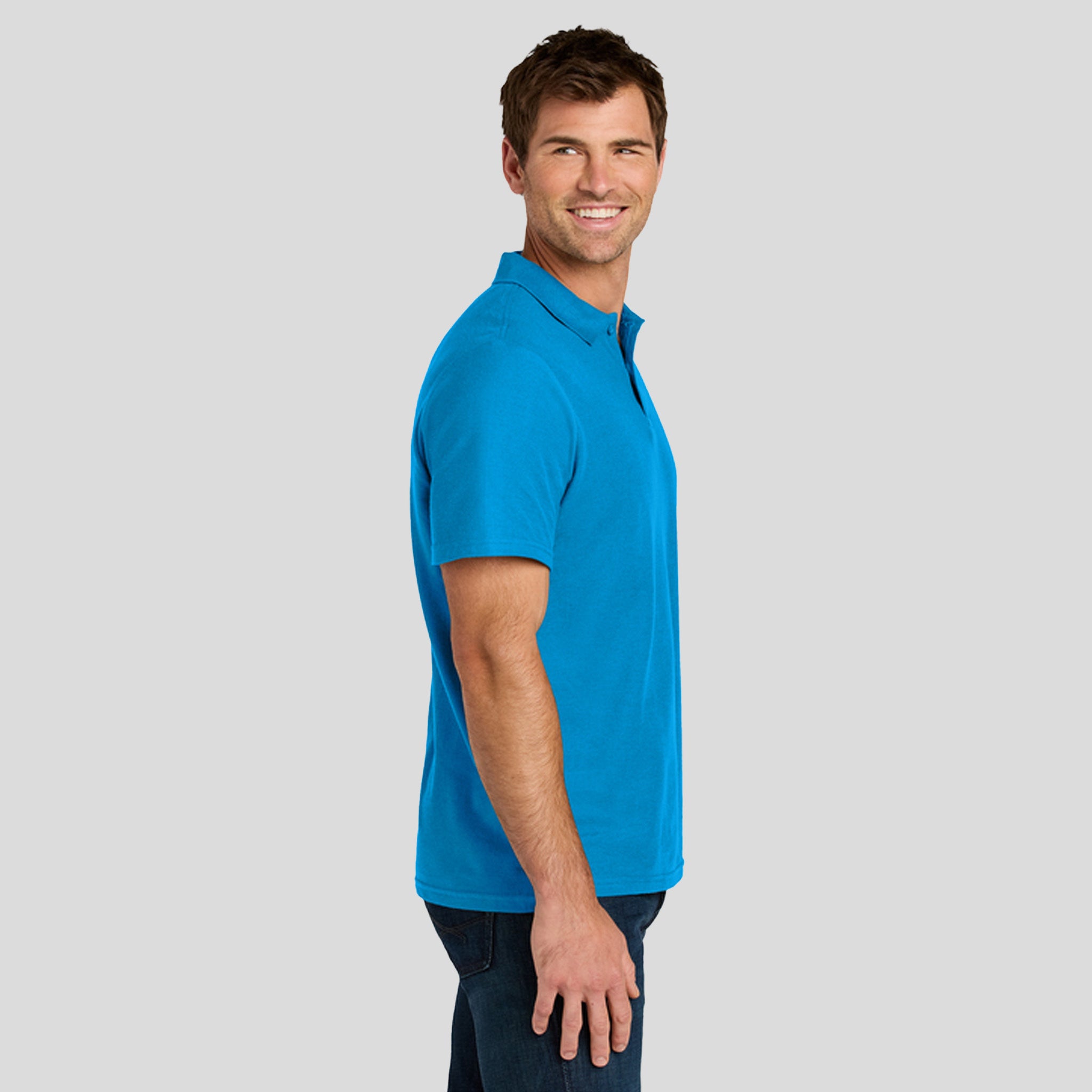 Gildanยฎ Softstyleยฎ Pique Polo | Sapphire