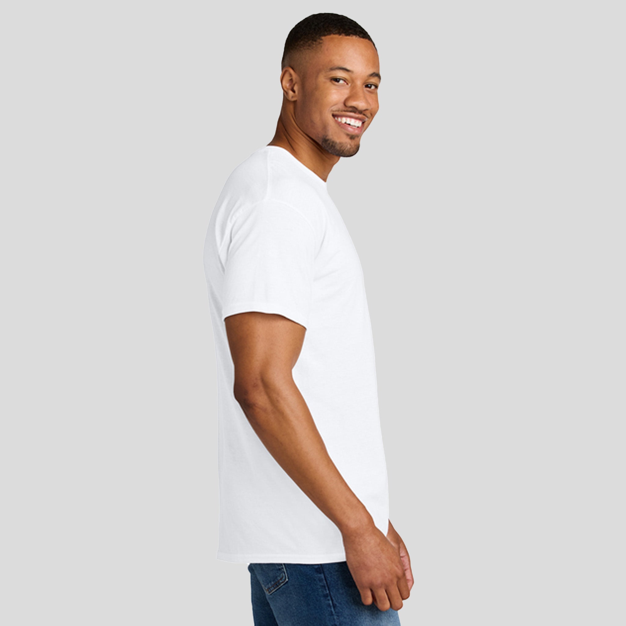 Gildanยฎ DryBlendยฎ 50 Cotton/50 Poly T-Shirt | White