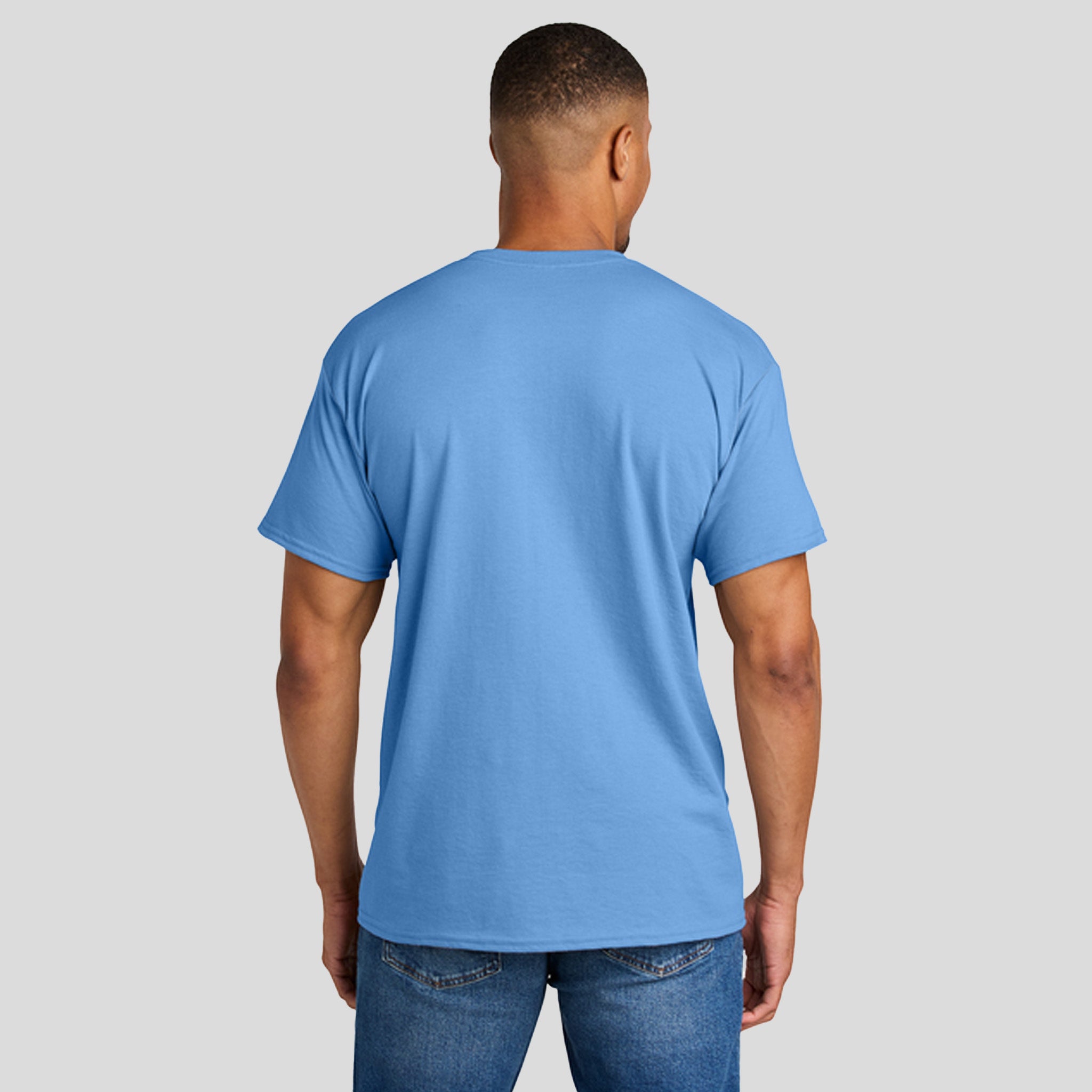 Gildanยฎ DryBlendยฎ 50 Cotton/50 Poly T-Shirt | Carolina Blue