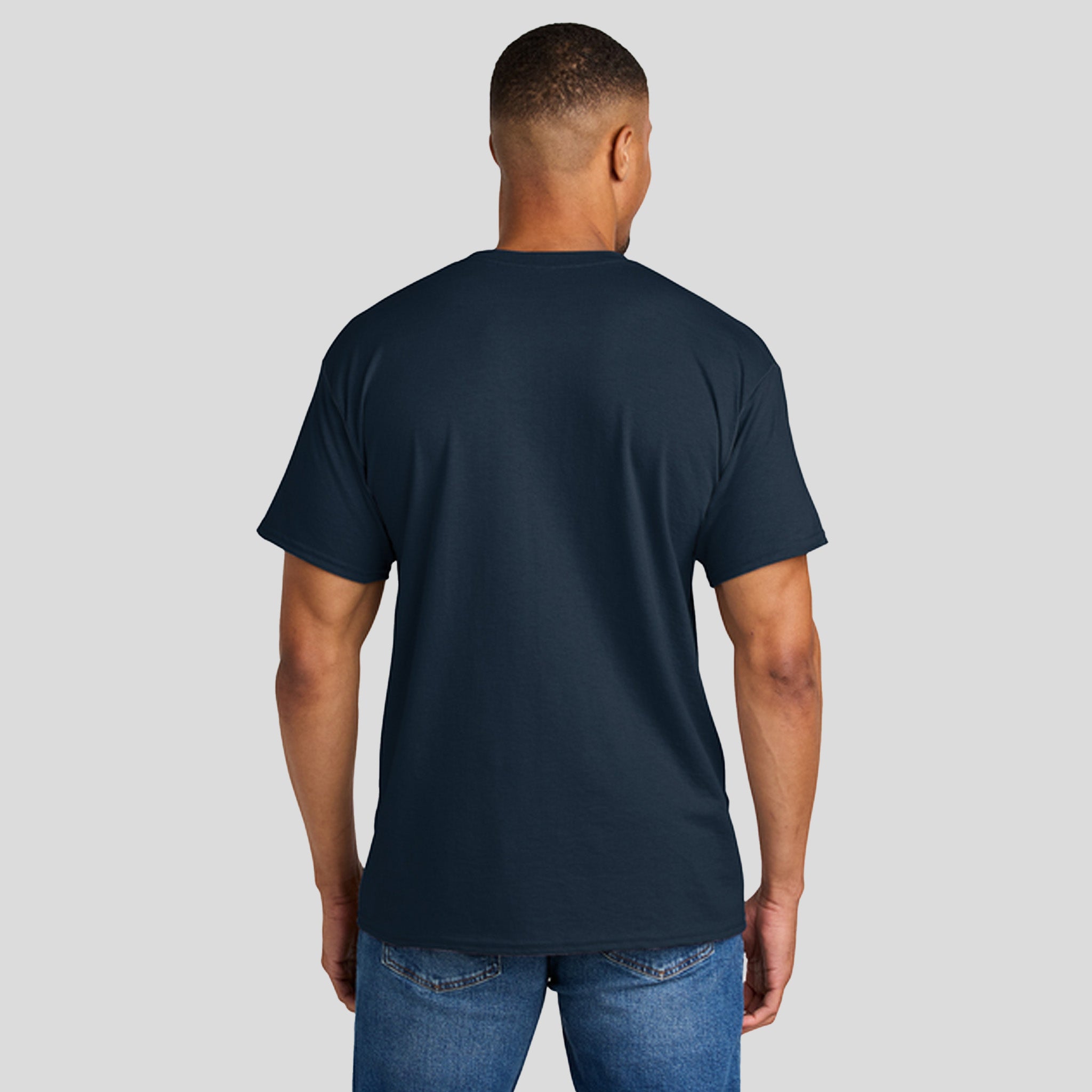 Gildanยฎ DryBlendยฎ 50 Cotton/50 Poly T-Shirt | Dark Navy