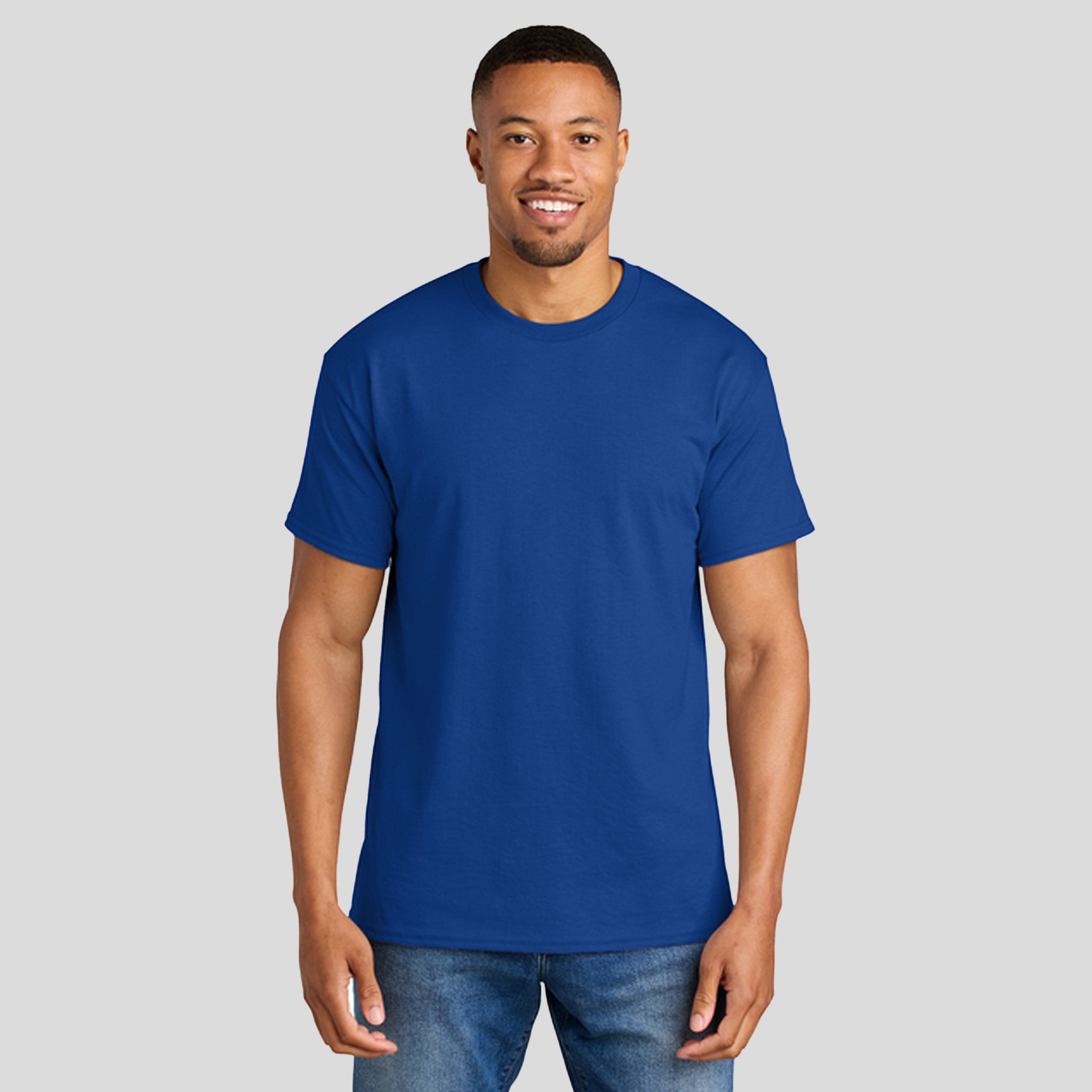 Gildanยฎ DryBlendยฎ 50 Cotton/50 Poly T-Shirt | Deep Royal
