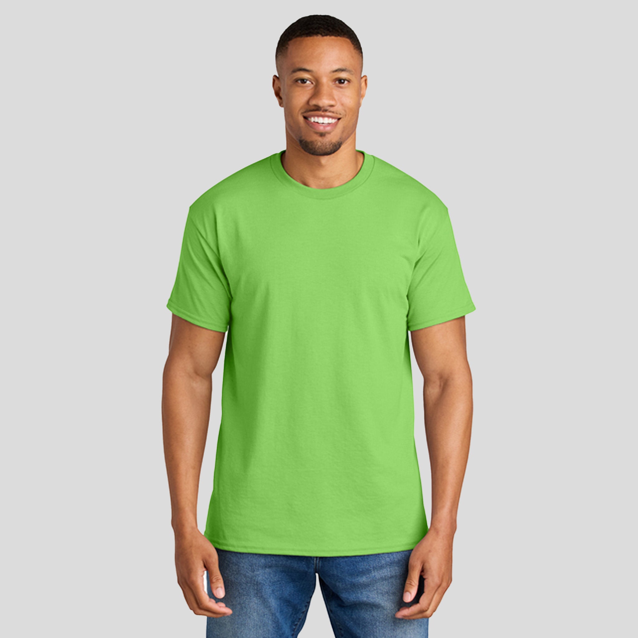 Gildanยฎ DryBlendยฎ 50 Cotton/50 Poly T-Shirt | Lime