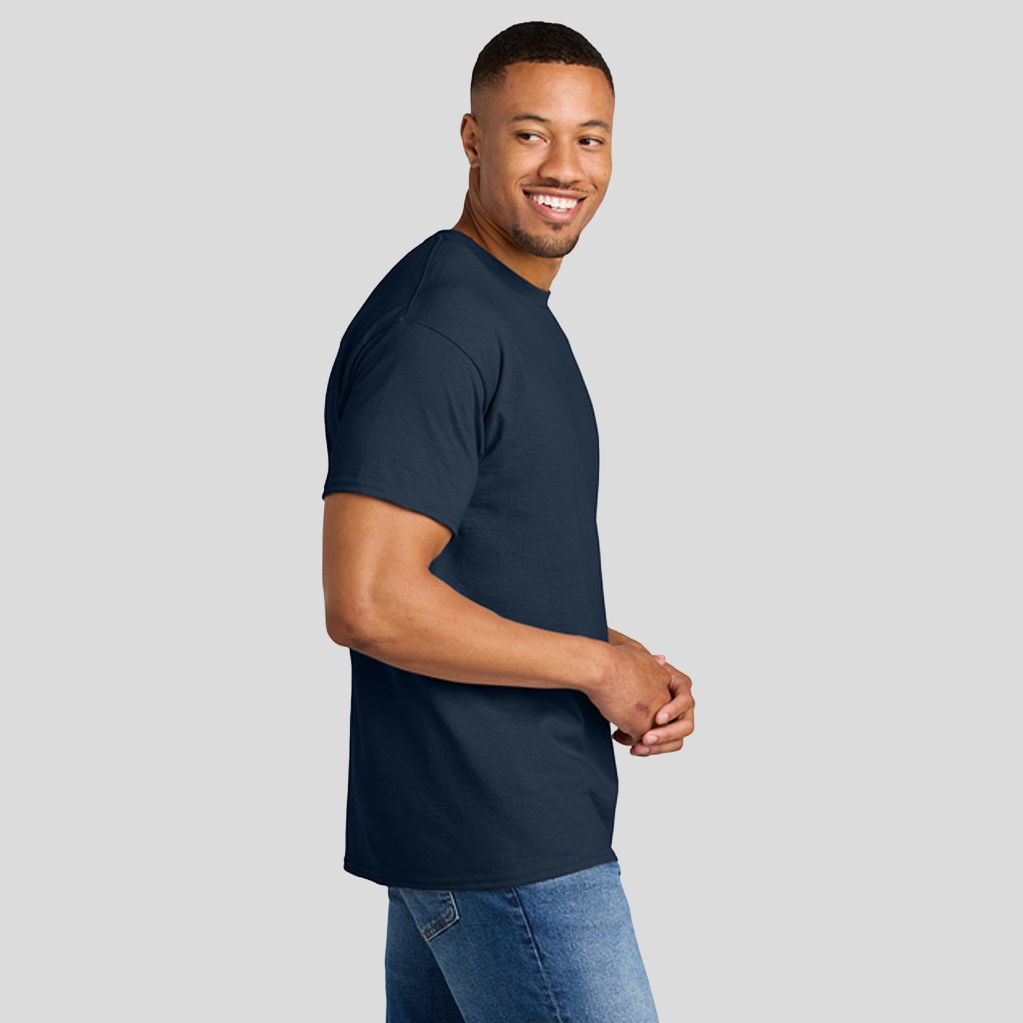 Gildanยฎ DryBlendยฎ 50 Cotton/50 Poly T-Shirt | Navy