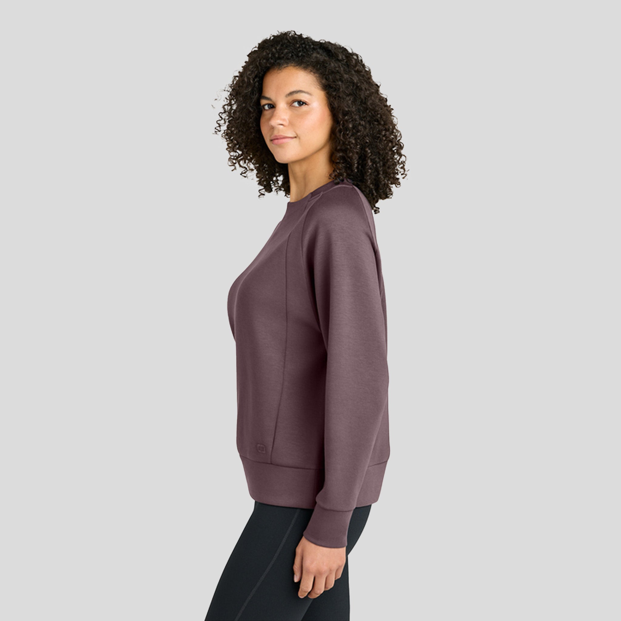 Womenβs Transcend Pullover | Ashen Plum