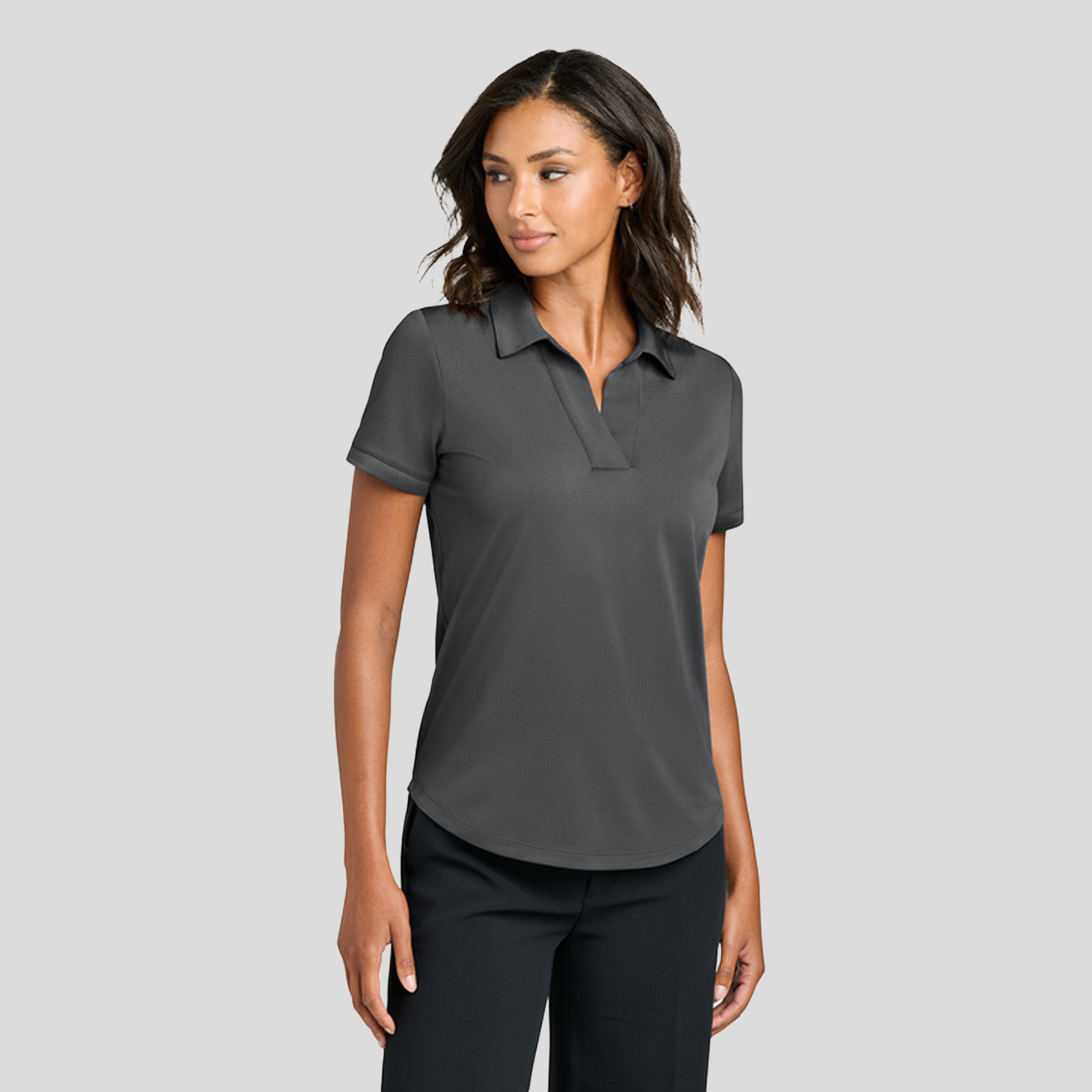 Womenβs Everyday Performance Polo | Storm Grey