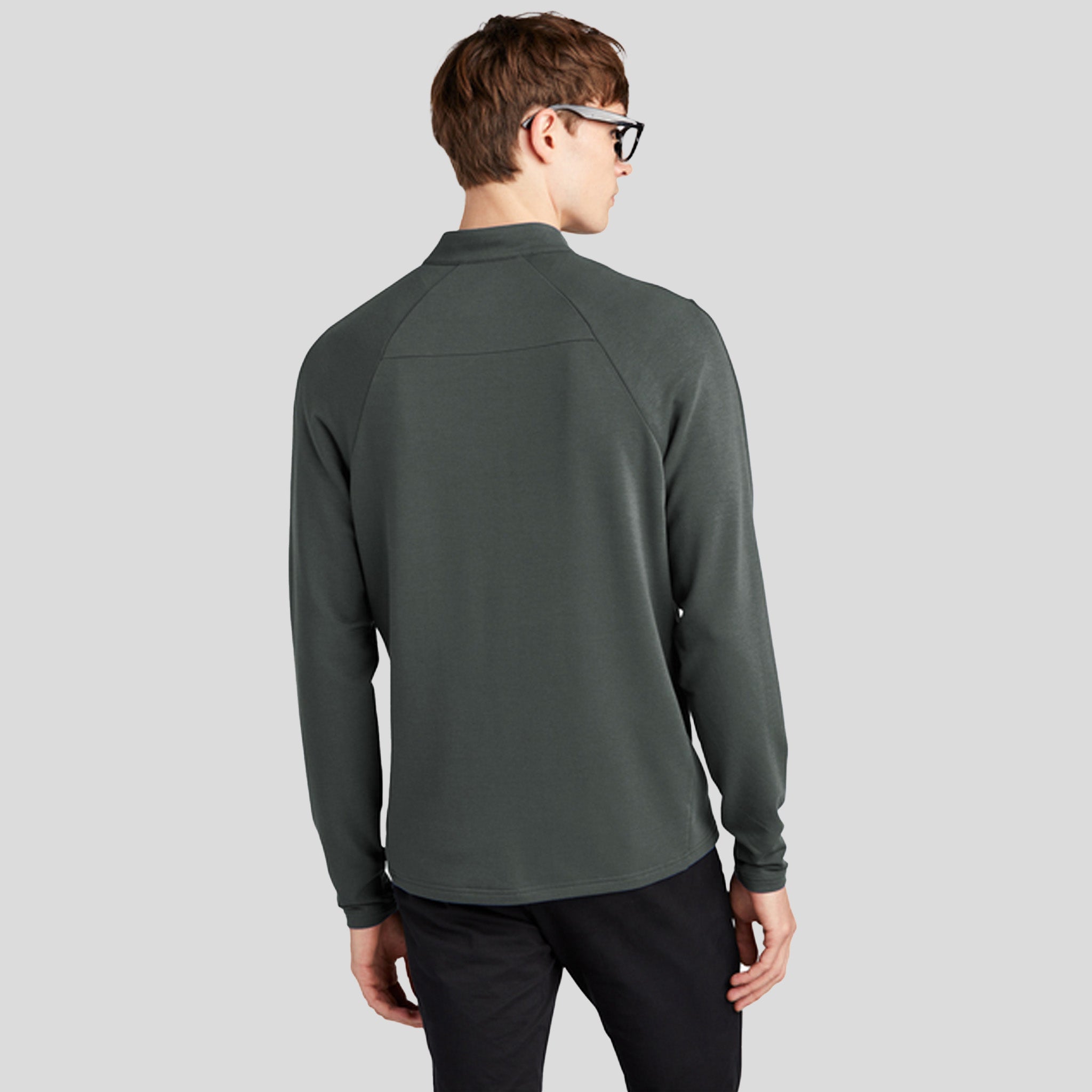 Stretch 1/4-Zip Pullover | Anchor Grey