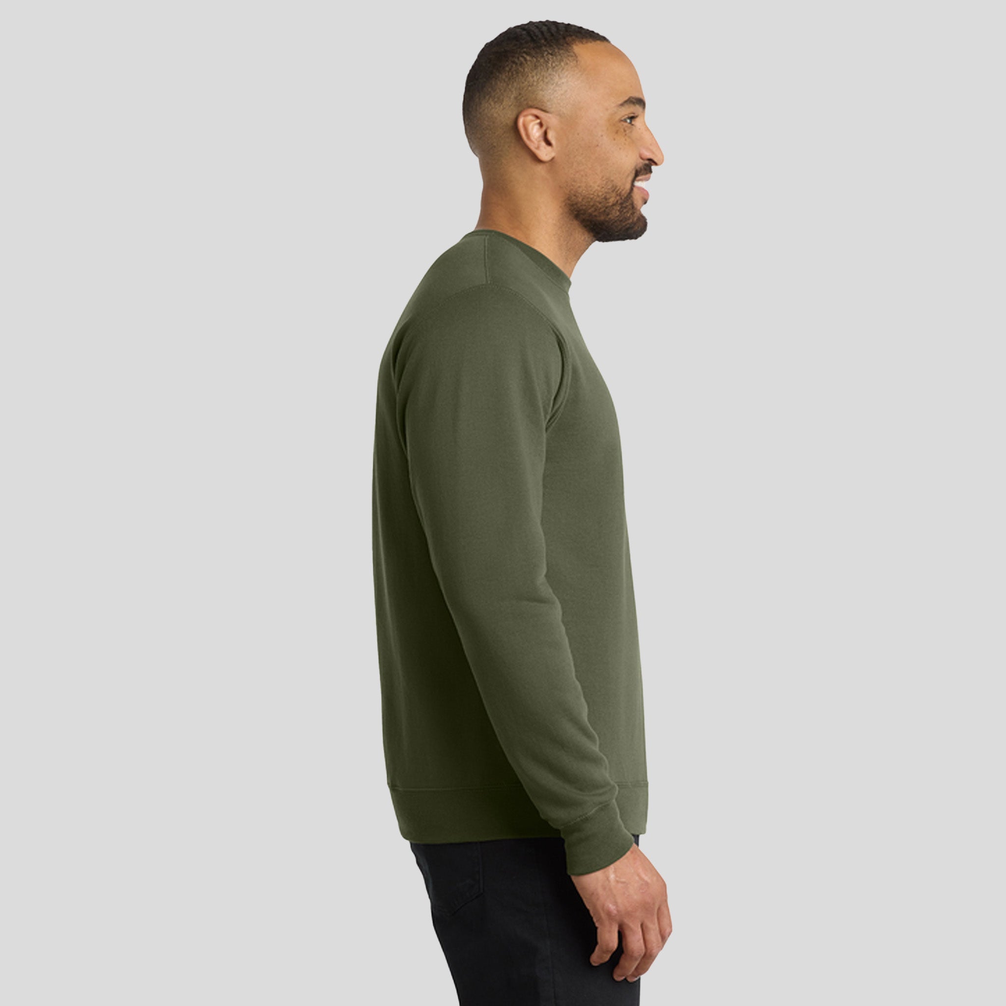 Core Fleece Crewneck Sweatshirt | Olive Drab Green