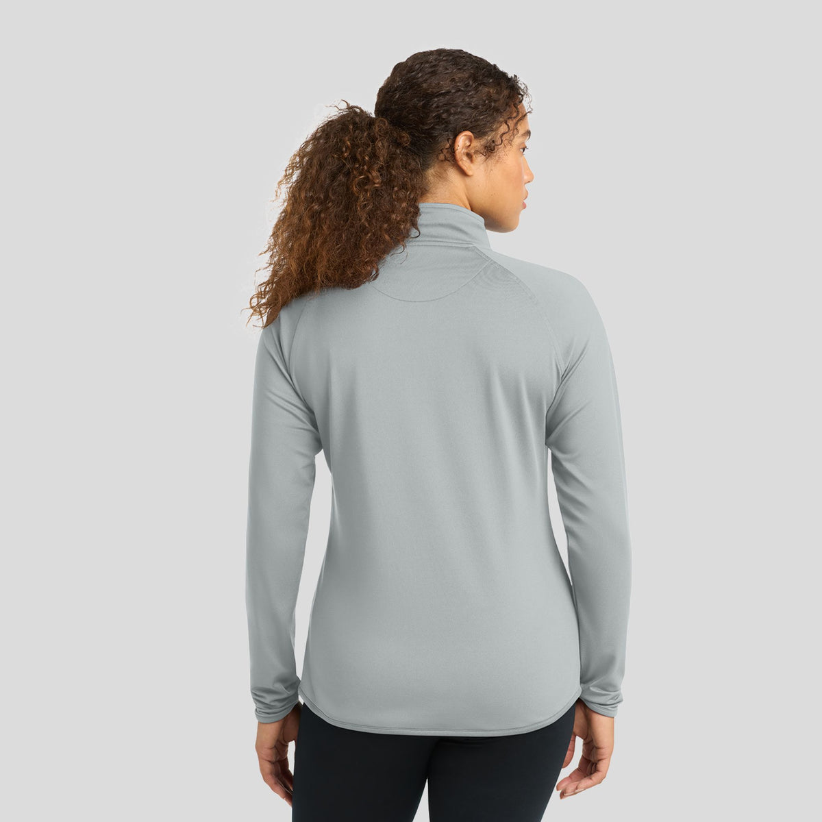 Women's Sport-Wick® Stretch 1/4-Zip Pullover | Silver