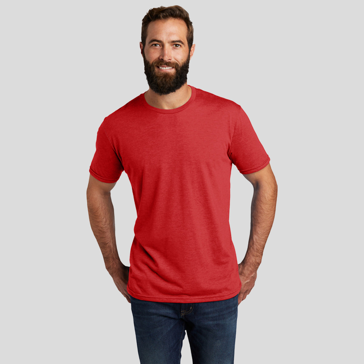 Unisex Tri-Blend Tee | Rise Up Red