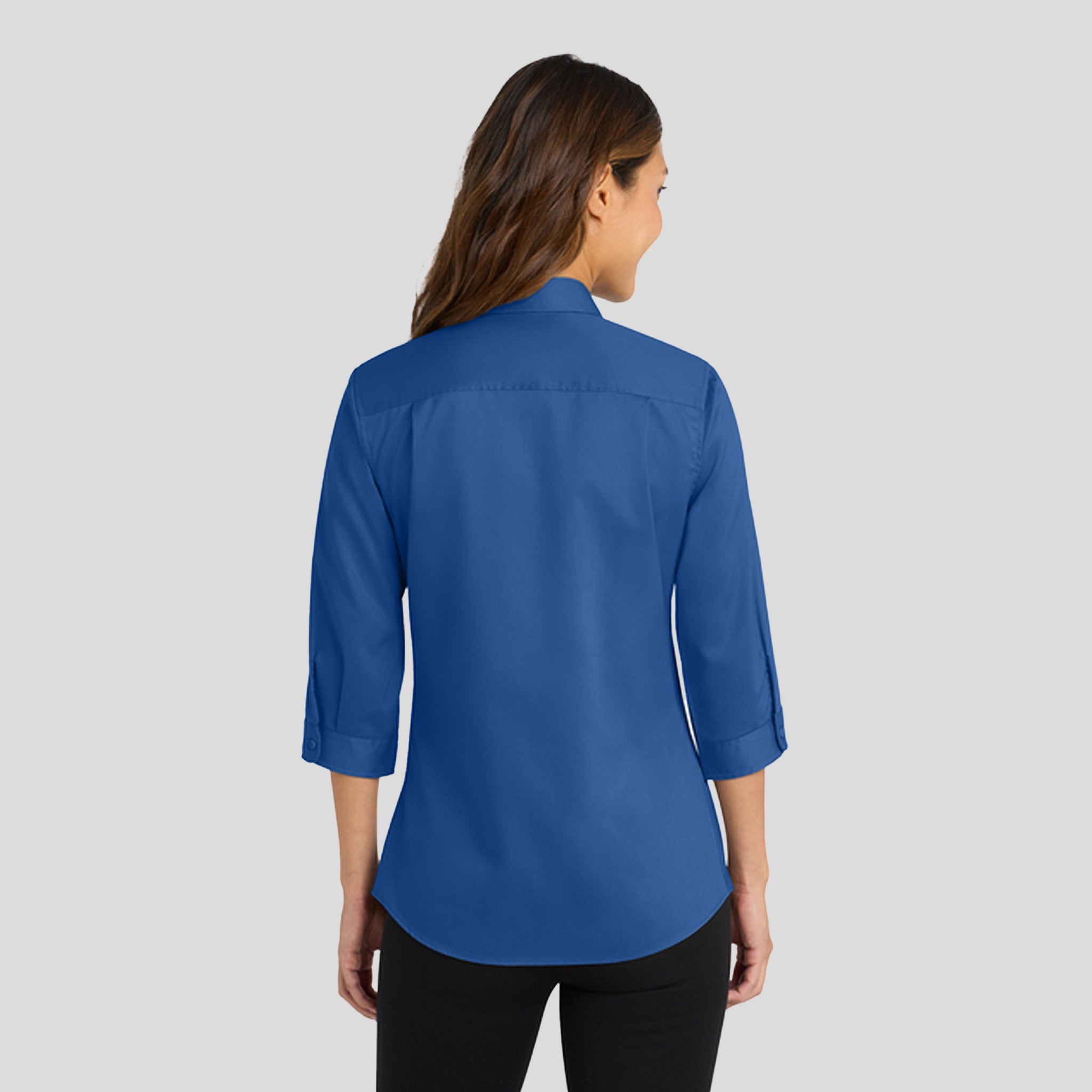 Women's 3/4-Sleeve SuperPro™ Twill Shirt | True Blue