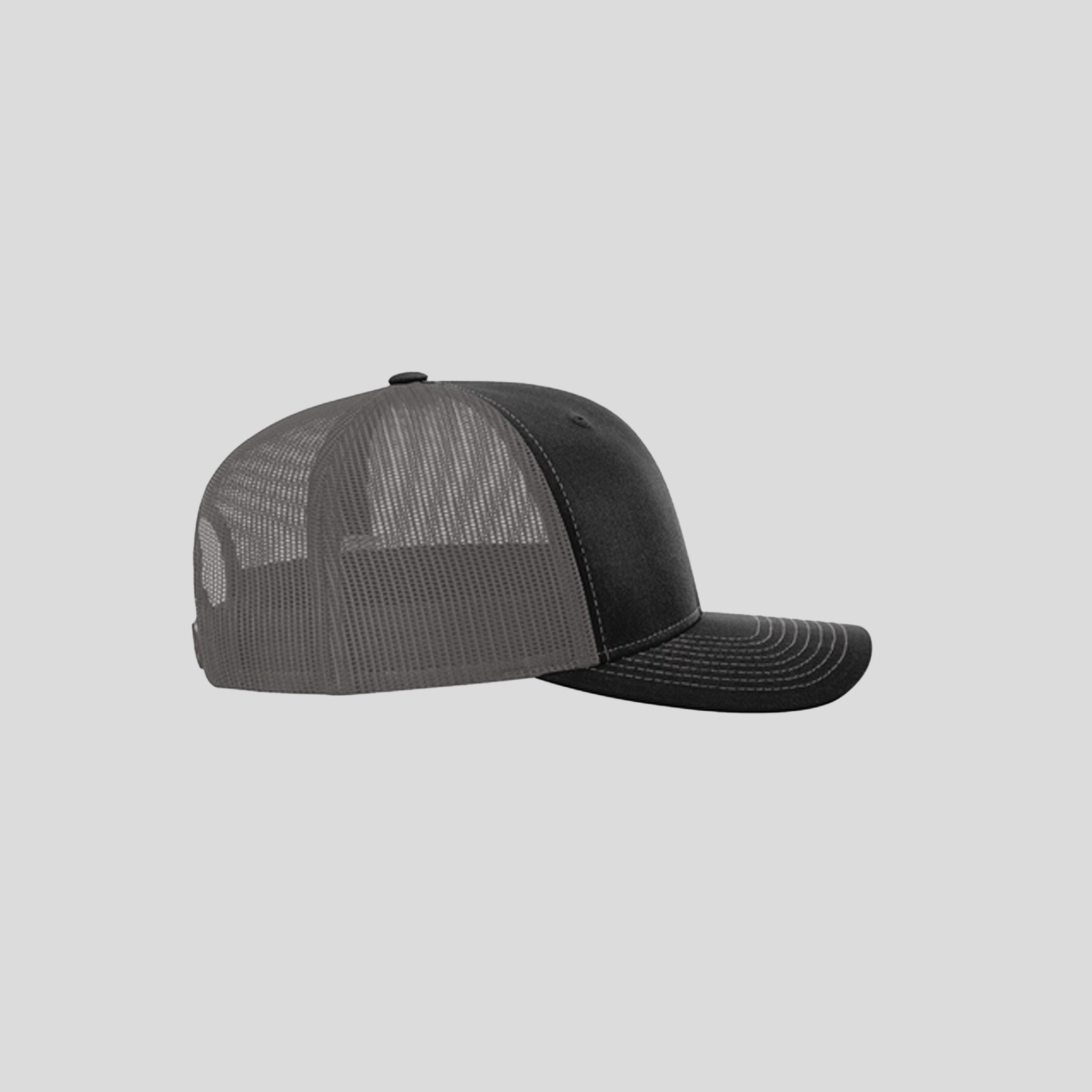 Richardson Trucker Cap | Black/Charcoal