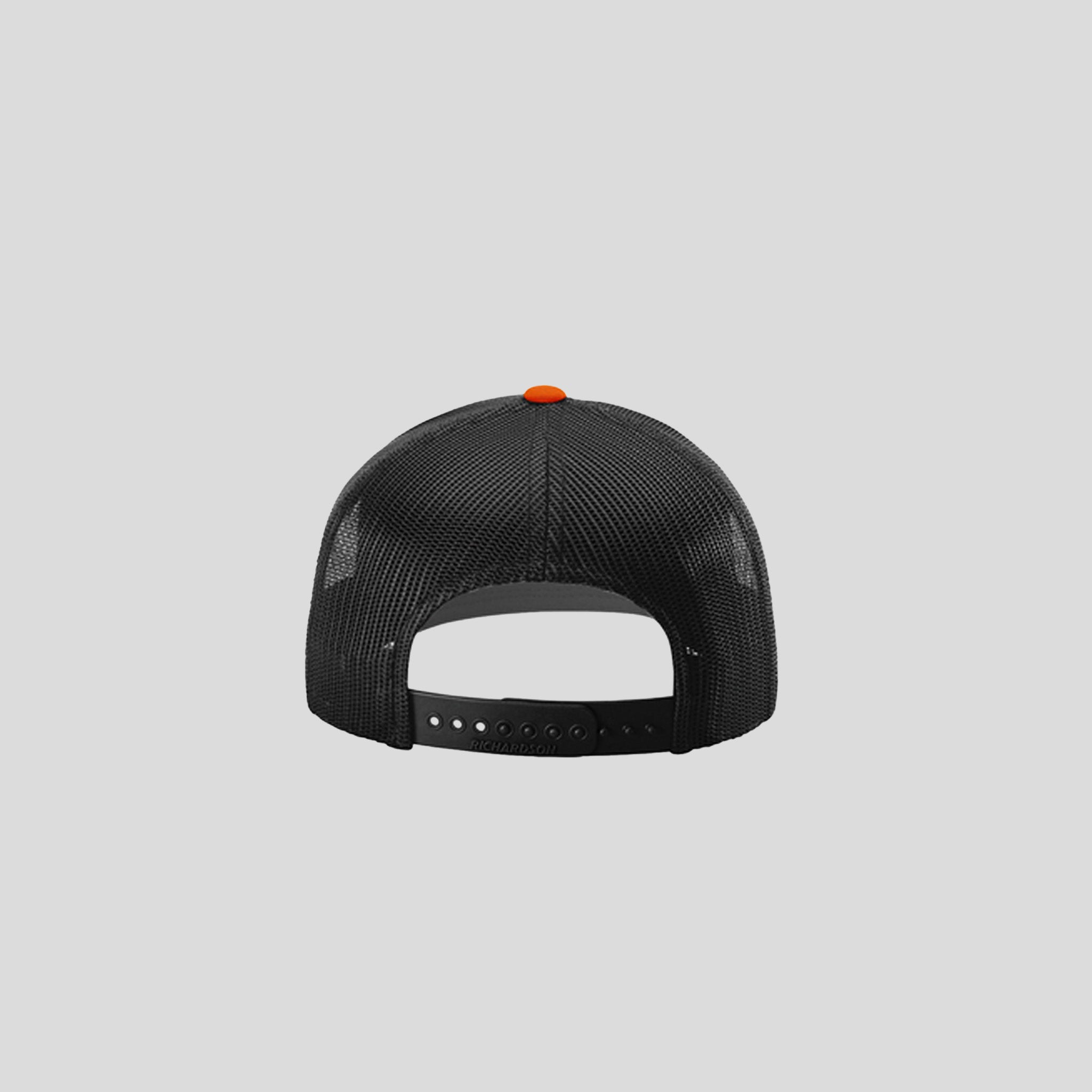 Richardson Trucker Cap | Orange/Black