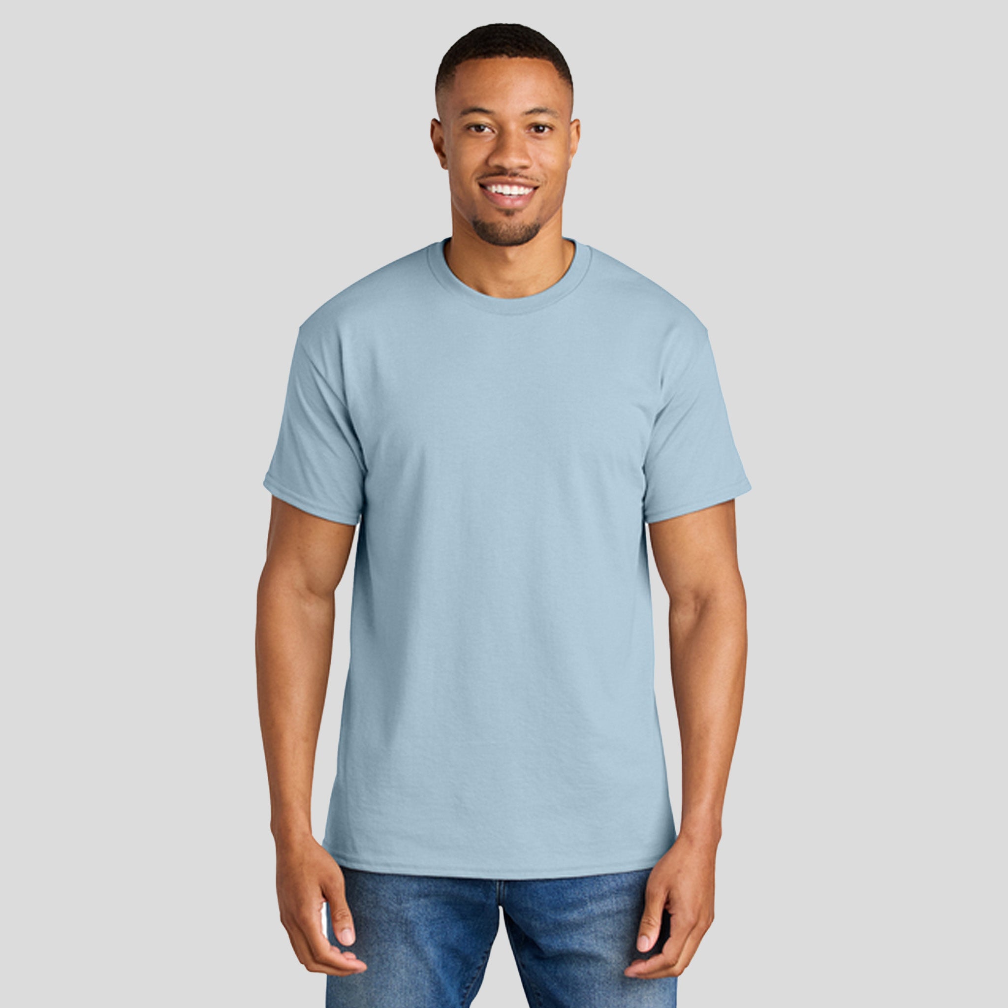 Gildan® DryBlend® 50 Cotton/50 Poly T-Shirt | Light Blue