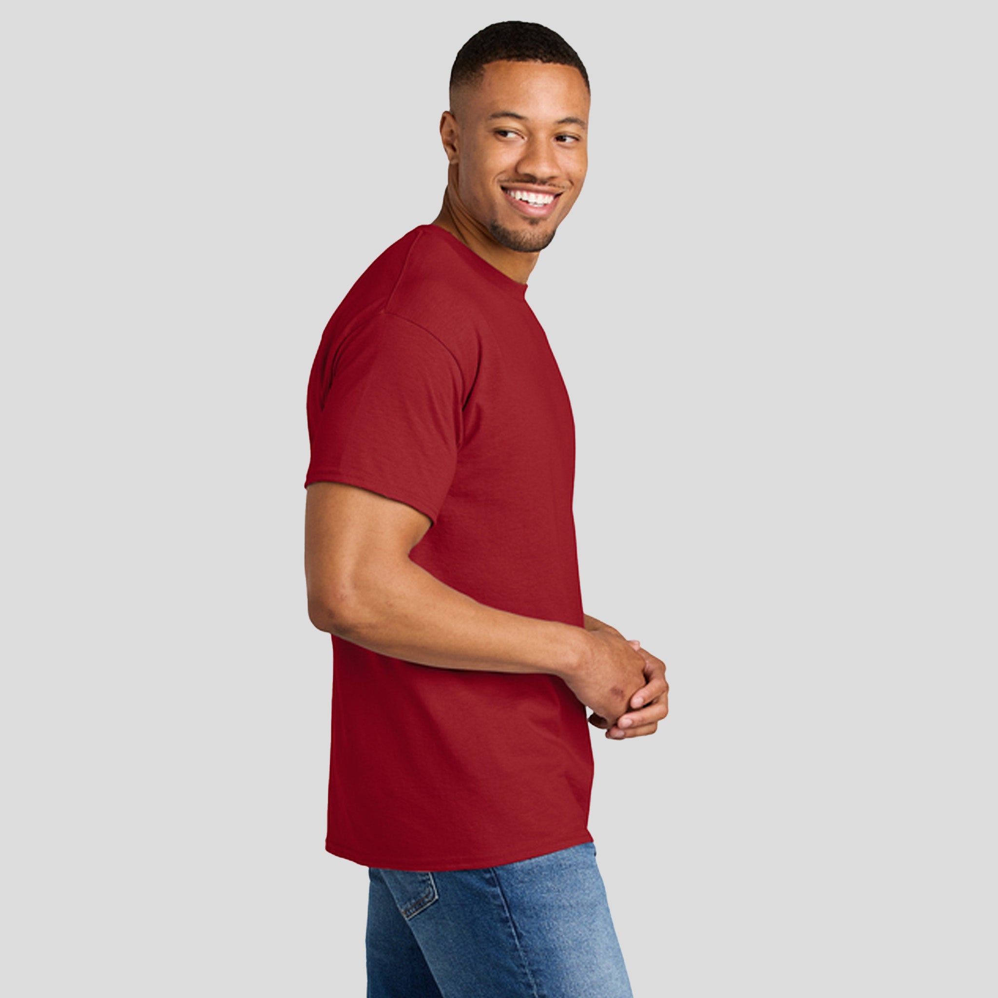 Gildan® DryBlend® 50 Cotton/50 Poly T-Shirt | Scarlet Red