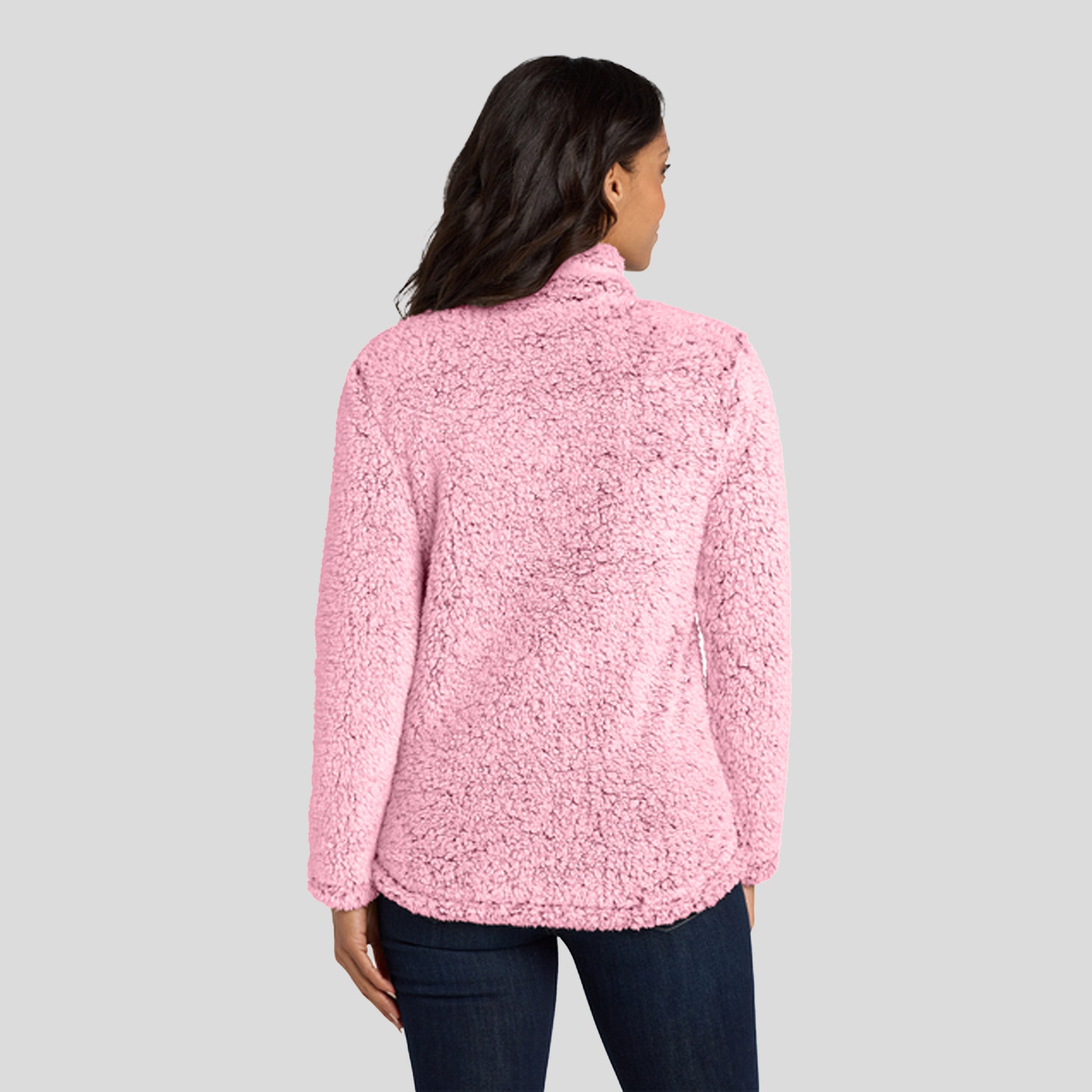 Women's Cozy 1/4-Zip Fleece | Pop Raspberry Heather