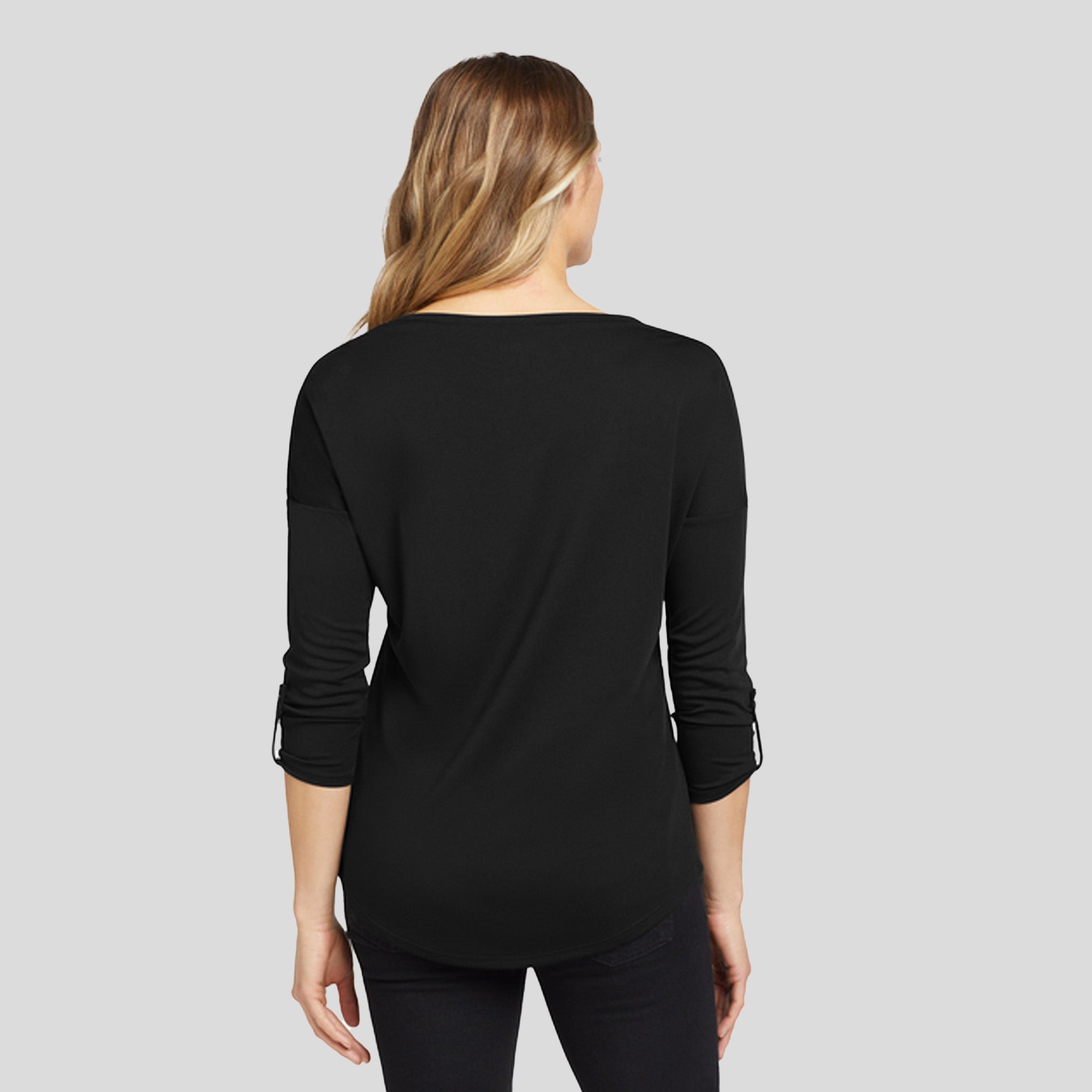Women's Gravitate Scoop 3/4-Sleeve | Blacktop