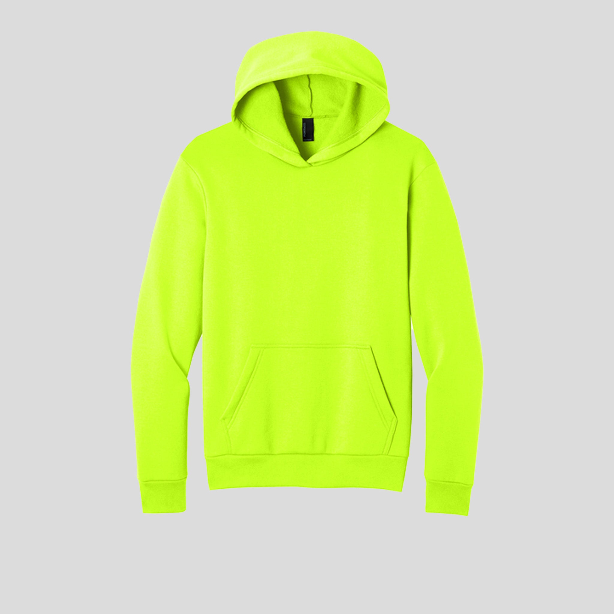 Easy Fleece Pullover Hooded Sweatshirt | Safety Green