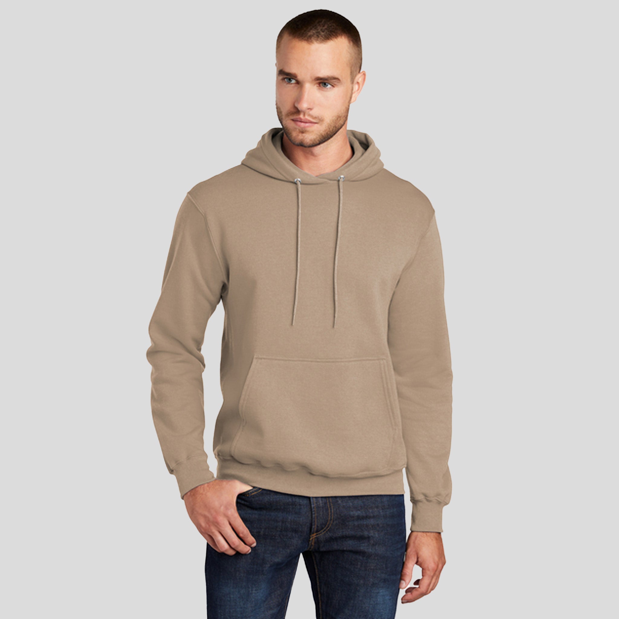 Core Fleece Pullover Hooded Sweatshirt | Sand