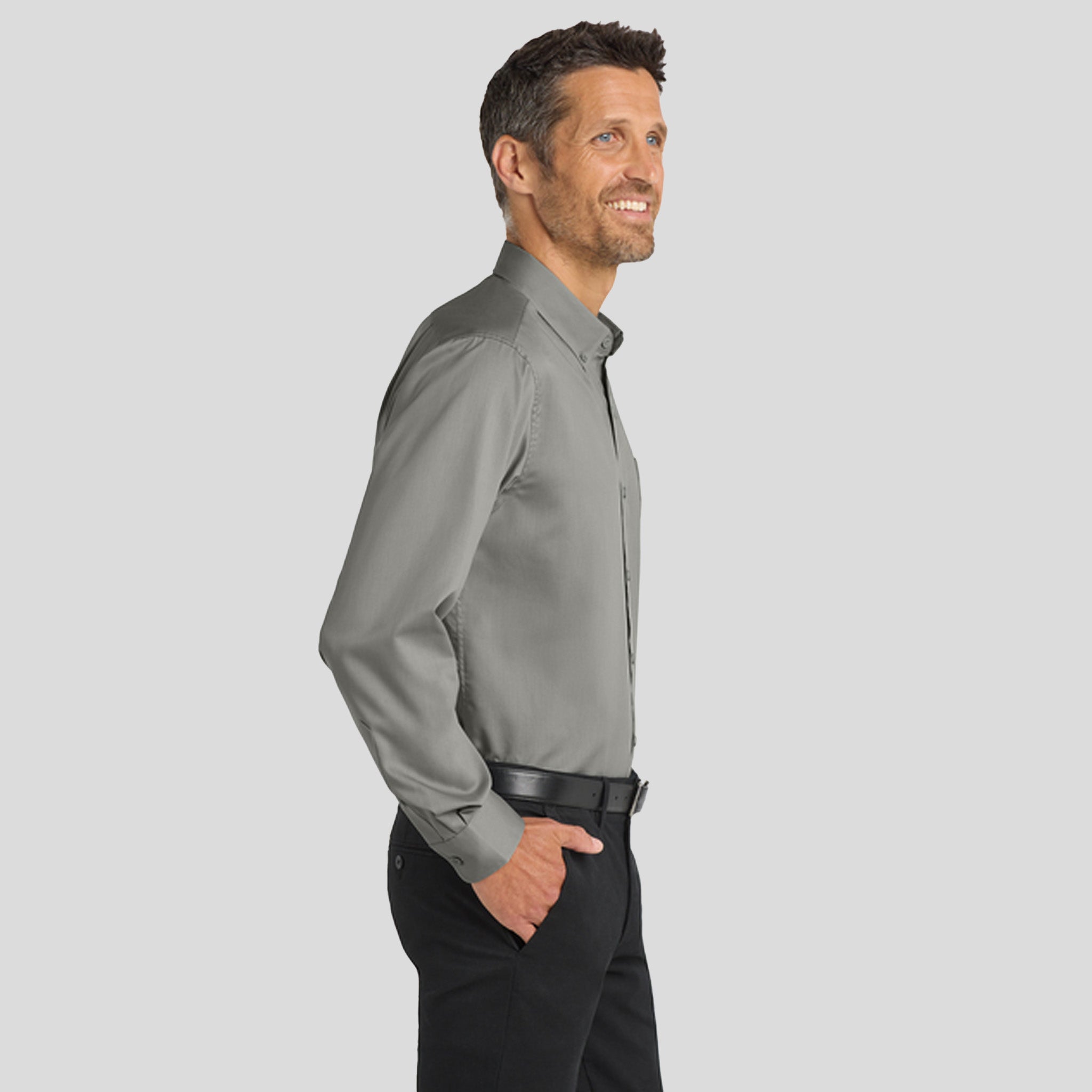SuperPro™ Twill Shirt | Monument Grey