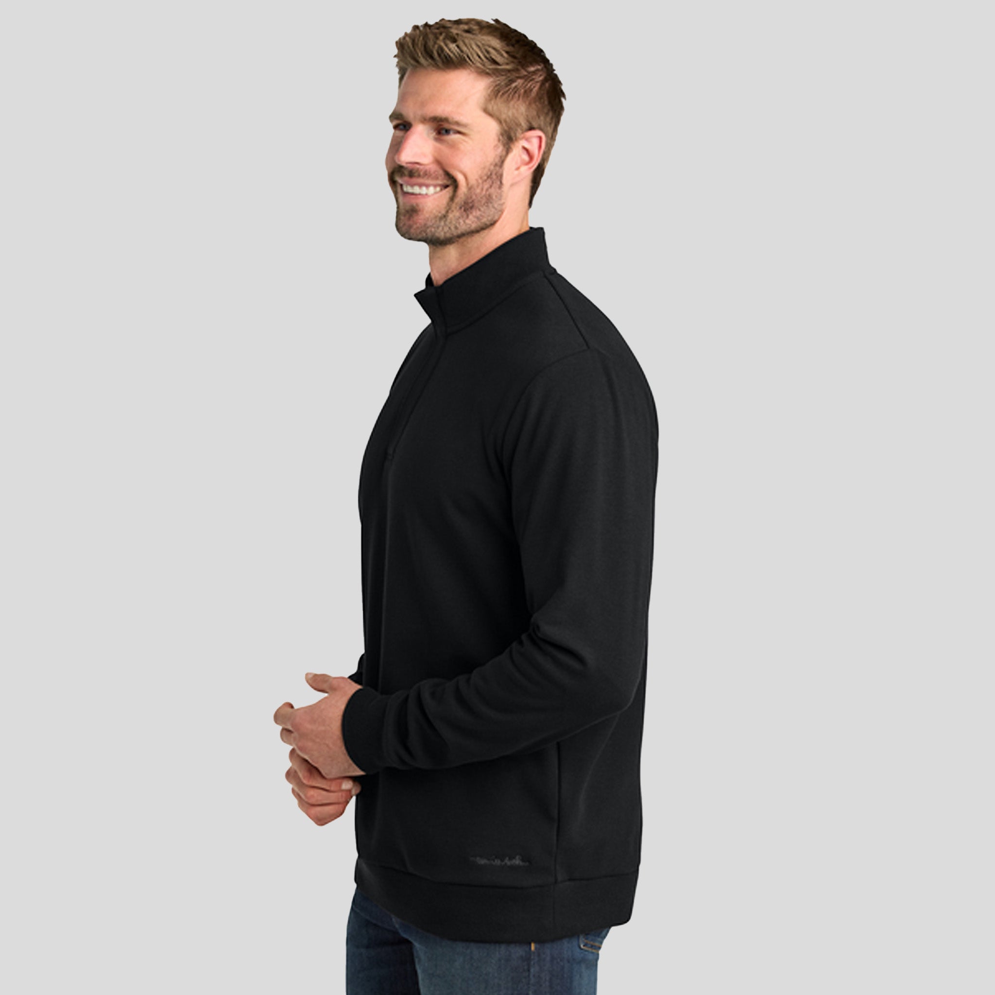 Men's Ocean Villa 1/4-Zip | Black