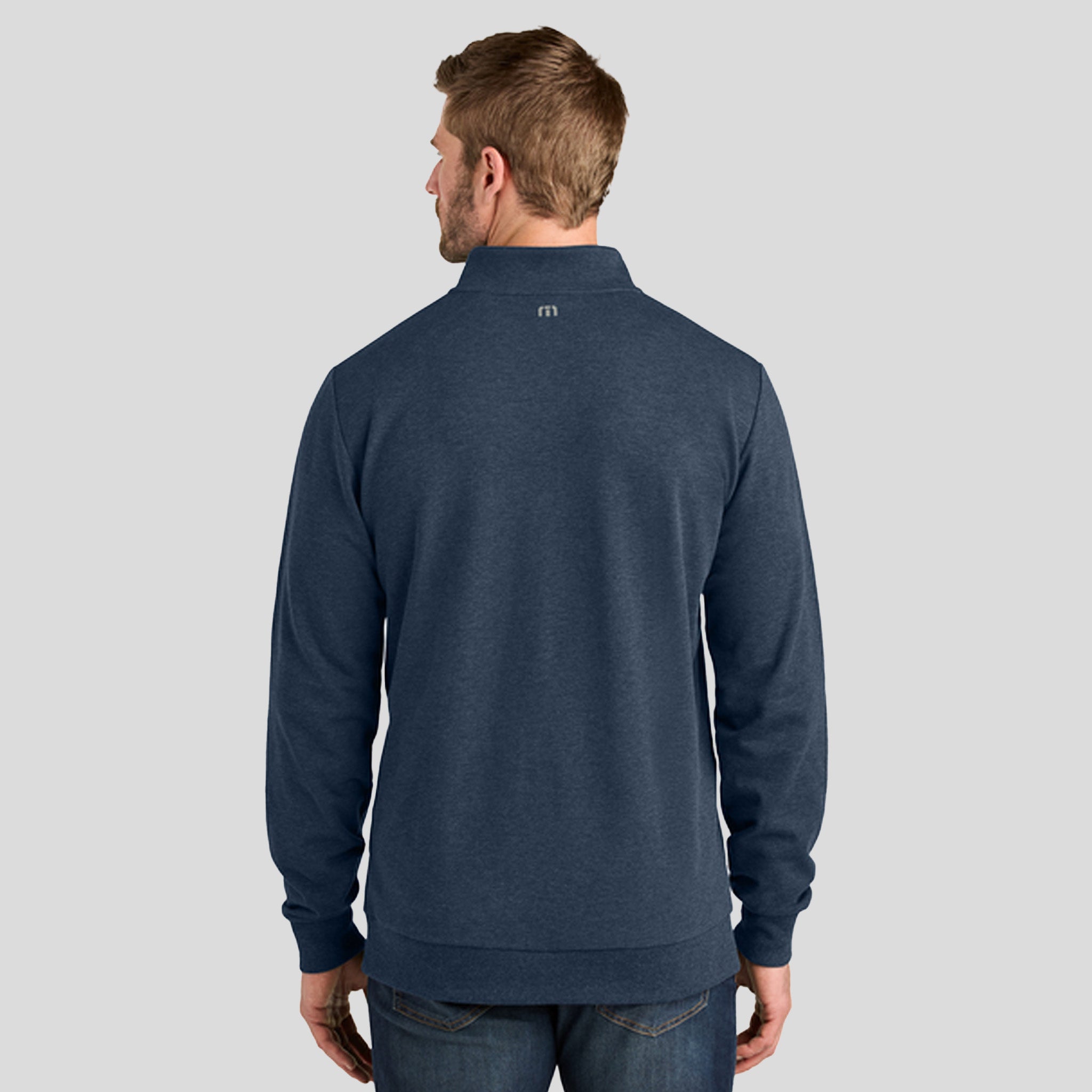 Men's Ocean Villa 1/4-Zip | Blue Heather