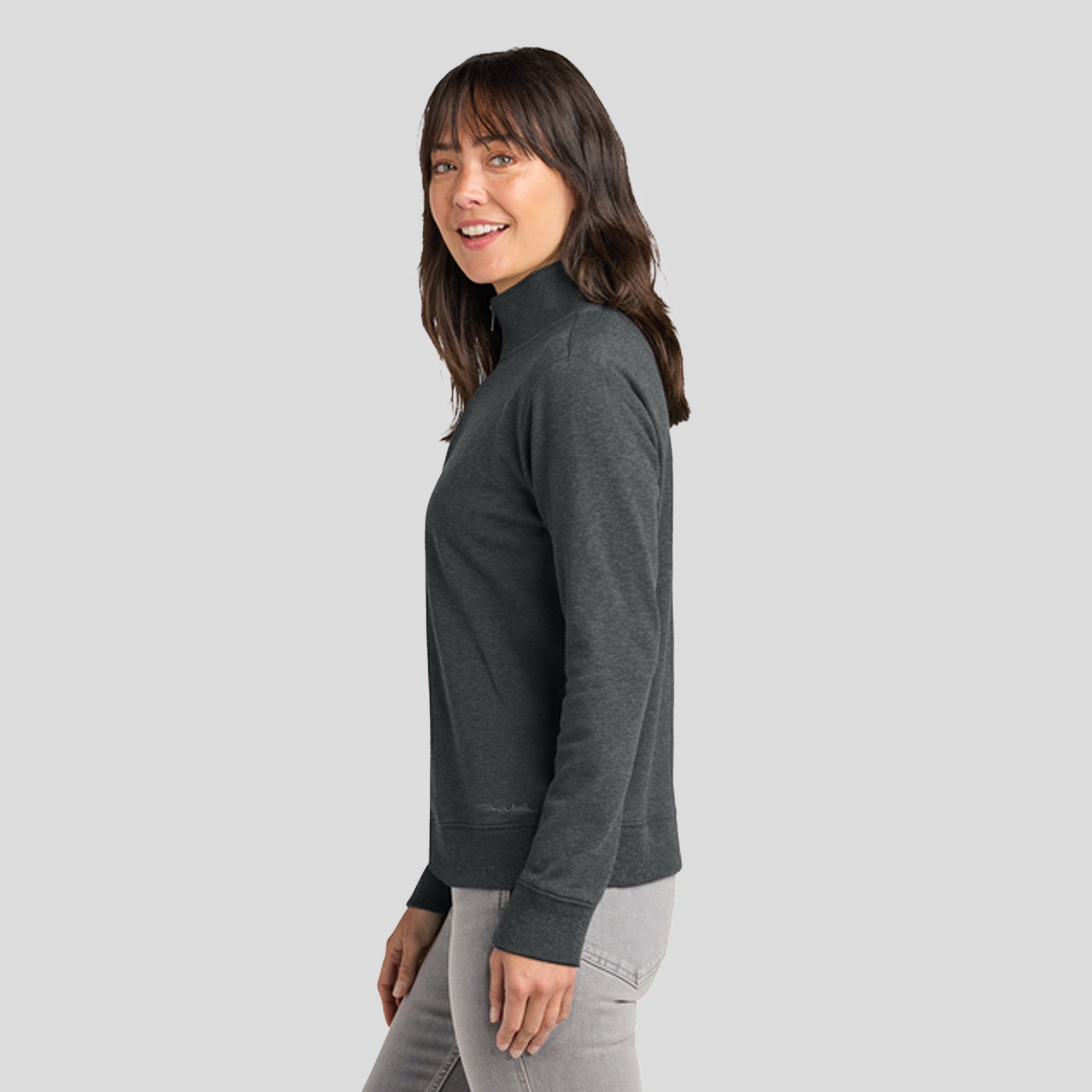 Women’s Ocean Villa 1/4-Zip | Dark Grey Heather