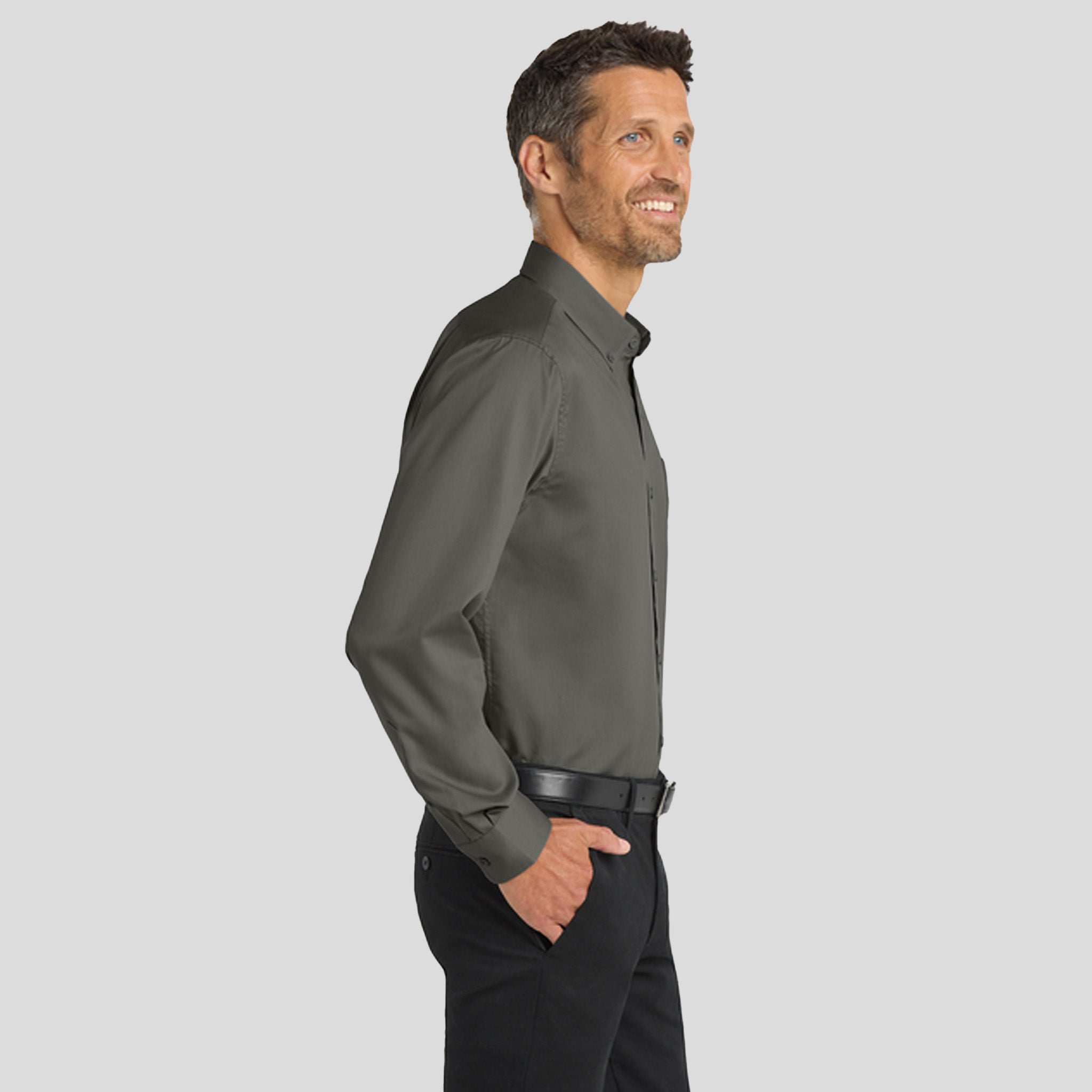 Tall SuperPro™ Twill Shirt | Sterling Grey
