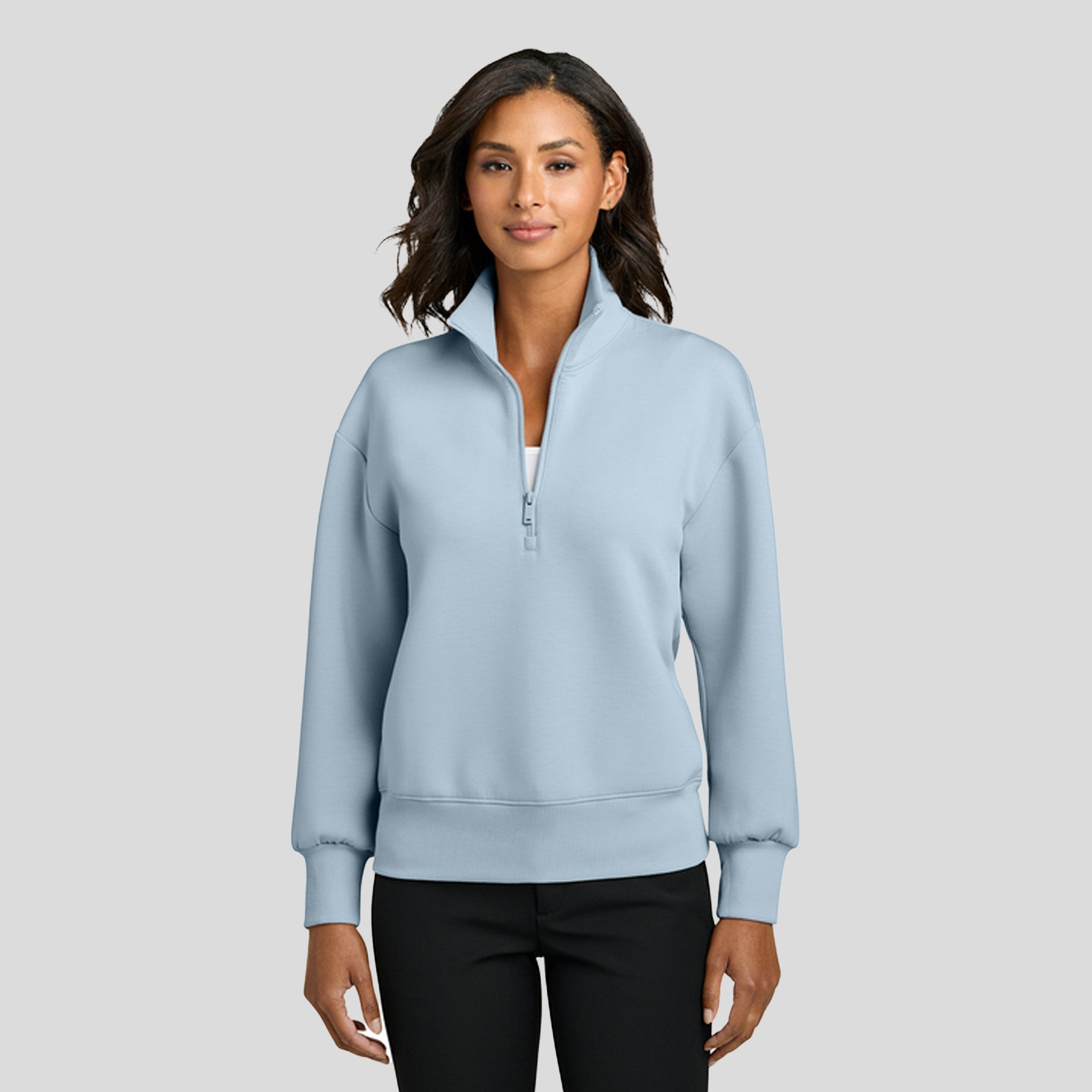 Women’s Soft Spacer 1/4-Zip | Celestial Blue