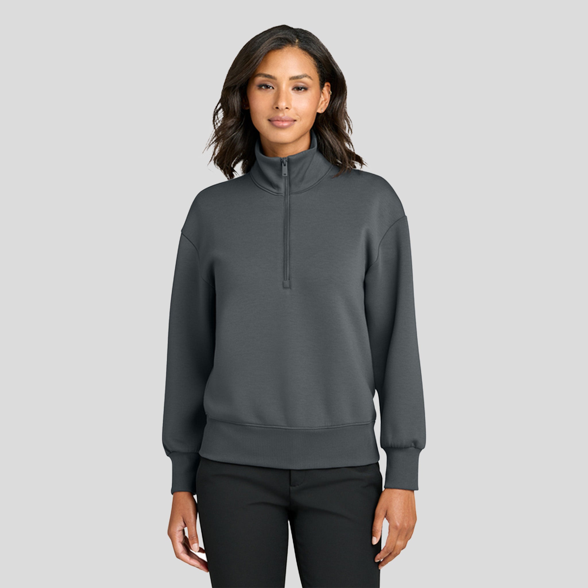 Women’s Soft Spacer 1/4-Zip | Storm Grey
