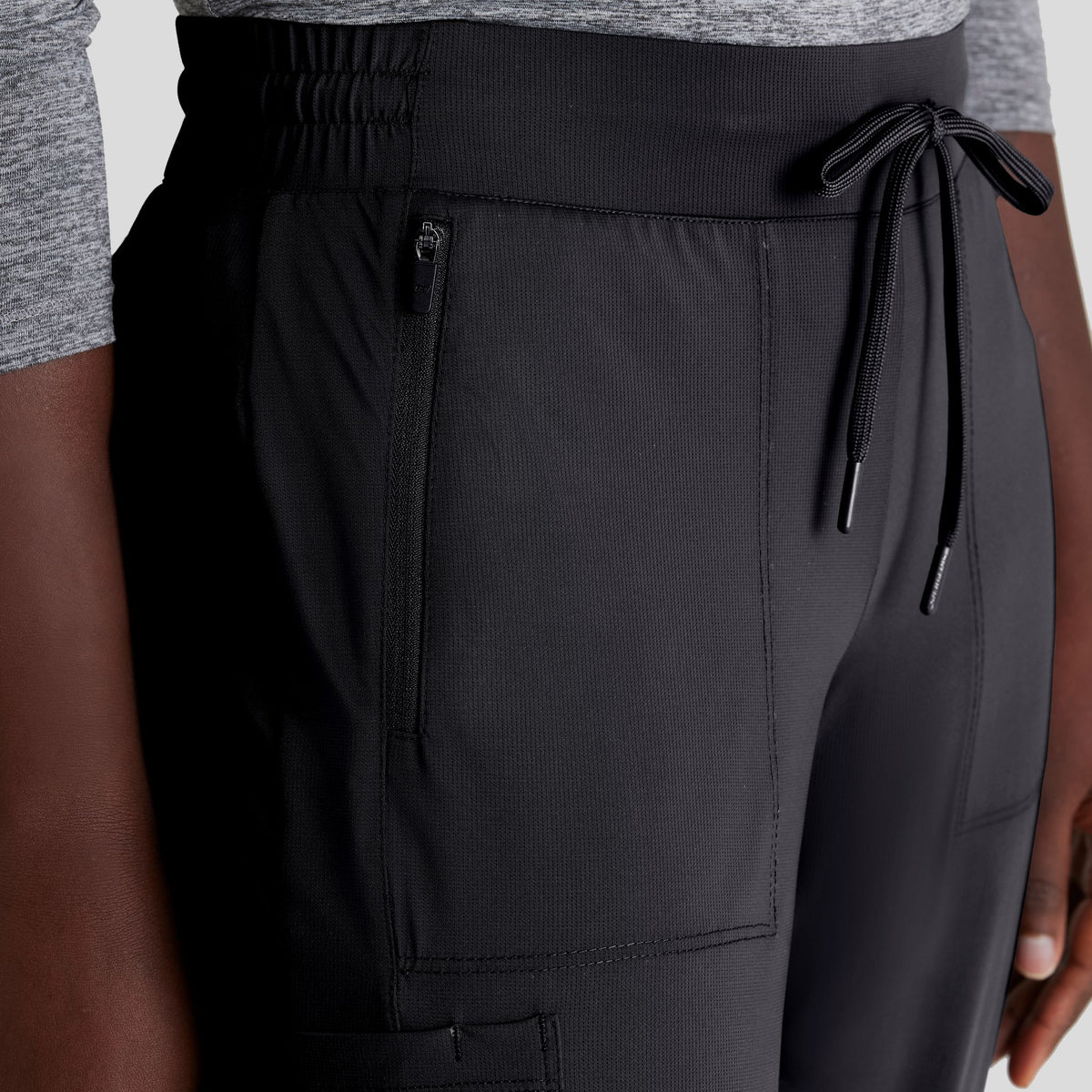 Pace 5-Pocket Ribbed Cuff Jogger | Black